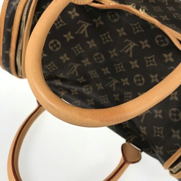 Authentic Louis Vuitton Sac Chien 40 Dog Carrier Monogram Pet Travel Bag Purse - Picture 13 of 16